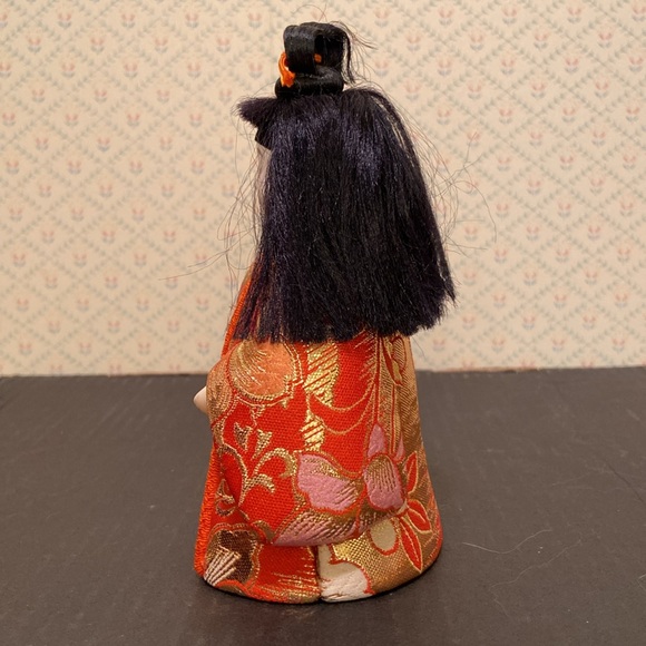 Japanese Vintage Handmade Dolls Gorgeous Kimonos Girl and Boy - Picture 4 of 14